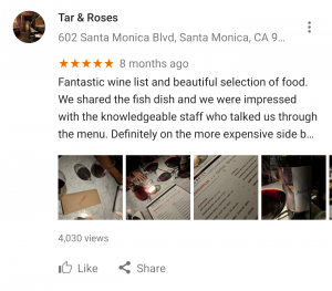 How far can a google review go?