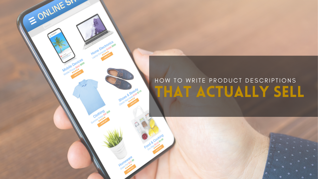 How to write Product Descriptions