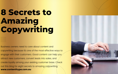 8 Secrets to Writing Amazing Copy for Your Website